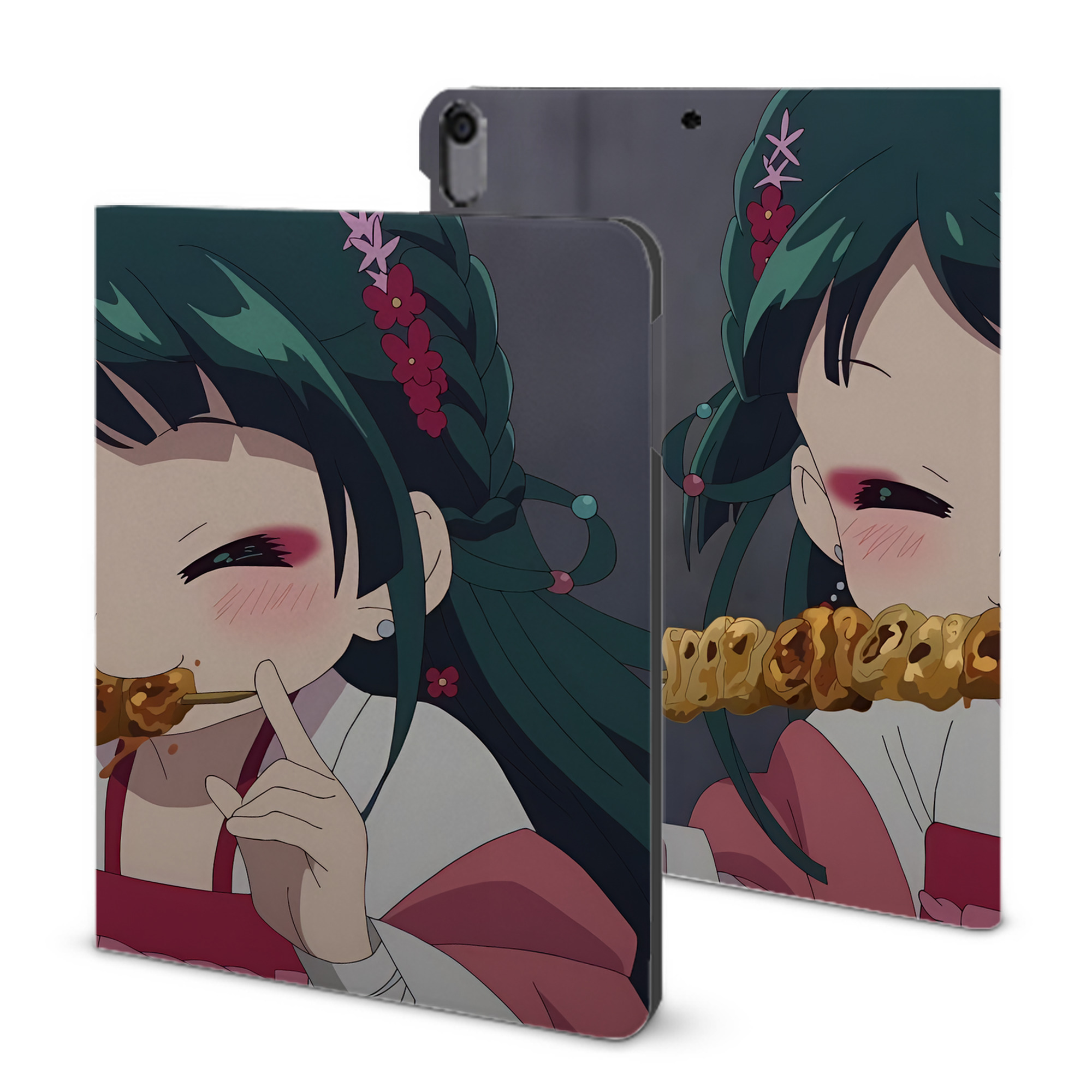 （画像用） 薬屋のひとりごと The Apothecary Diaries IPad ケース ブック型 PUレザー TPU 耐衝撃 軽量 薄型 ペン収納なし 全面保護 IPad 各モデル対応